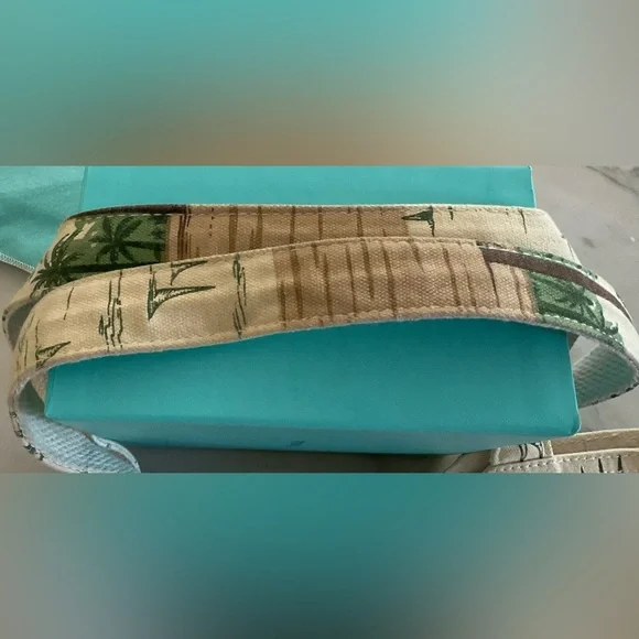 Paul Brent Oceanside Palm Tree Canvas Tote Shoulder Bag Coastal Life - Picture 3 of 9